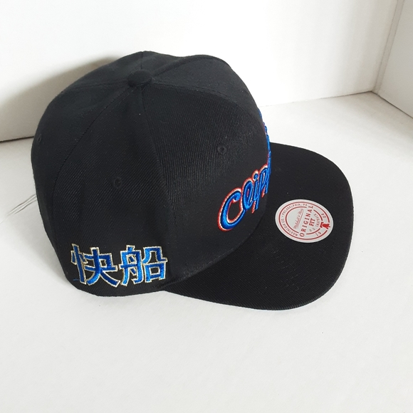 MITCHELL & NESS LOS ANGELES CLIPPERS NBA WATER TIGER HWC SNAPBACK NEW - Picture 2 of 10